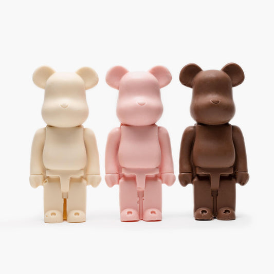 Mini Chocolate bear brick custom set of 3
